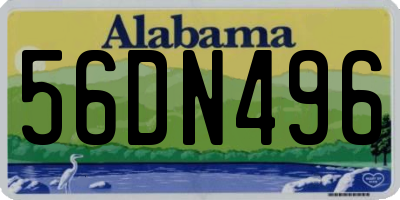 AL license plate 56DN496