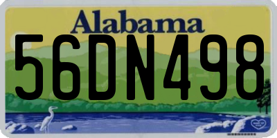 AL license plate 56DN498