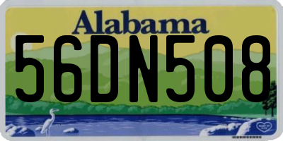 AL license plate 56DN508