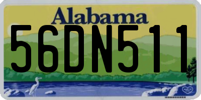 AL license plate 56DN511