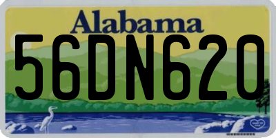 AL license plate 56DN620