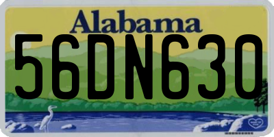 AL license plate 56DN630