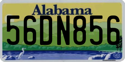 AL license plate 56DN856