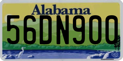 AL license plate 56DN900