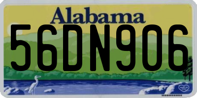 AL license plate 56DN906