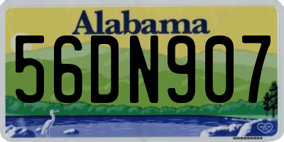 AL license plate 56DN907
