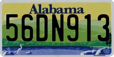 AL license plate 56DN913
