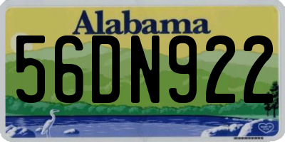 AL license plate 56DN922
