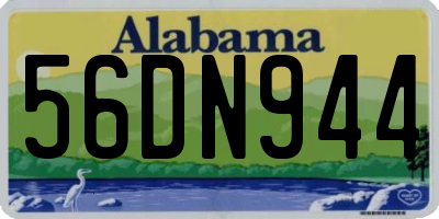 AL license plate 56DN944