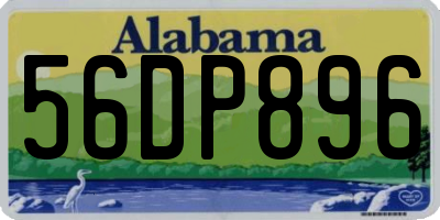 AL license plate 56DP896