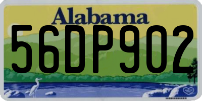 AL license plate 56DP902