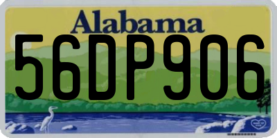 AL license plate 56DP906