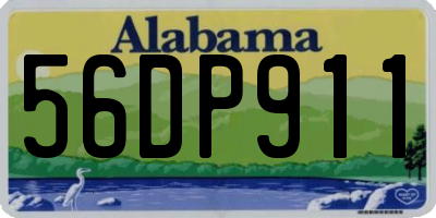 AL license plate 56DP911