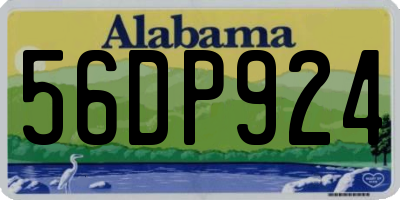AL license plate 56DP924