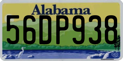 AL license plate 56DP938