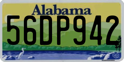 AL license plate 56DP942