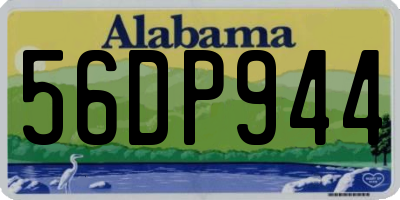 AL license plate 56DP944