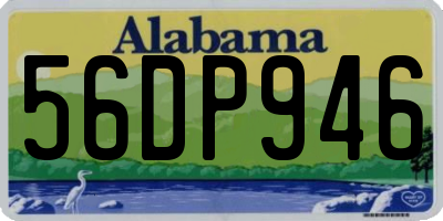 AL license plate 56DP946
