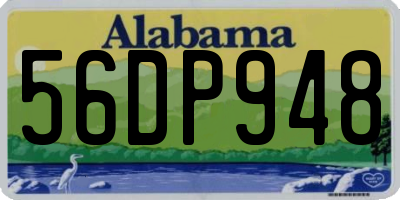AL license plate 56DP948