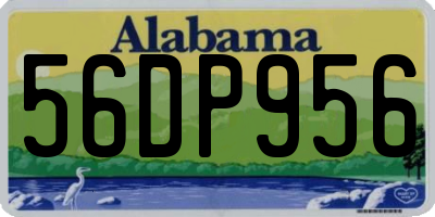AL license plate 56DP956