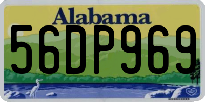 AL license plate 56DP969