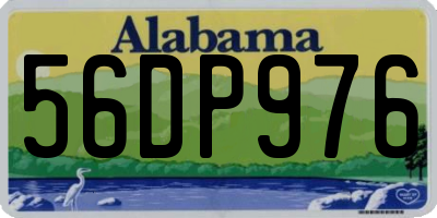 AL license plate 56DP976