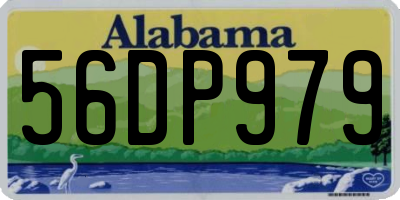 AL license plate 56DP979