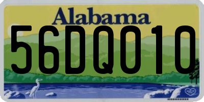 AL license plate 56DQ010