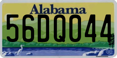 AL license plate 56DQ044