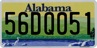 AL license plate 56DQ051