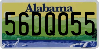 AL license plate 56DQ055