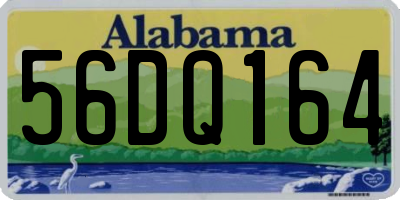 AL license plate 56DQ164