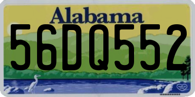 AL license plate 56DQ552
