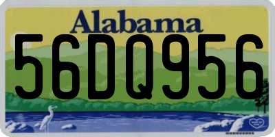 AL license plate 56DQ956
