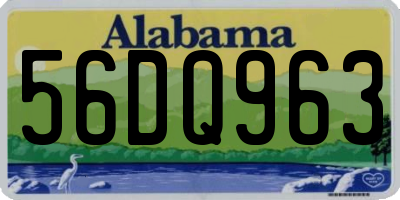 AL license plate 56DQ963