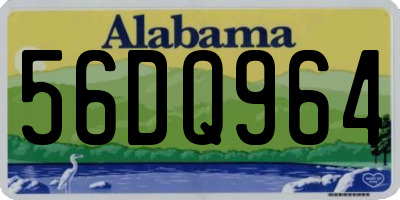 AL license plate 56DQ964