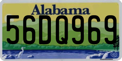 AL license plate 56DQ969
