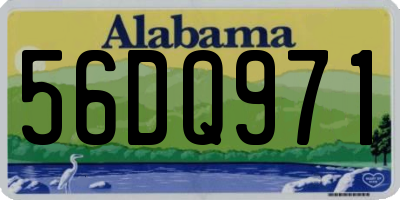 AL license plate 56DQ971