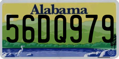 AL license plate 56DQ979