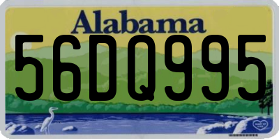 AL license plate 56DQ995