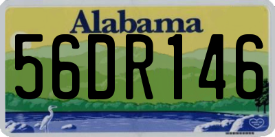 AL license plate 56DR146