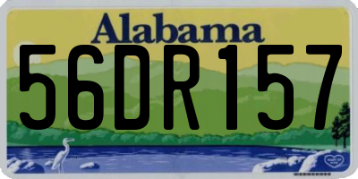 AL license plate 56DR157
