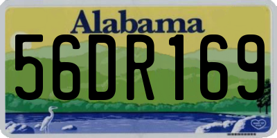AL license plate 56DR169