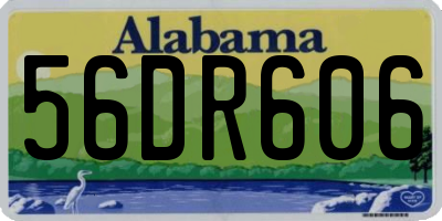 AL license plate 56DR606