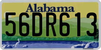 AL license plate 56DR613