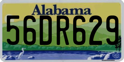 AL license plate 56DR629