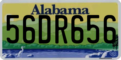 AL license plate 56DR656