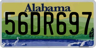 AL license plate 56DR697
