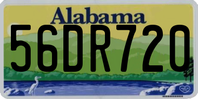 AL license plate 56DR720