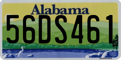 AL license plate 56DS461